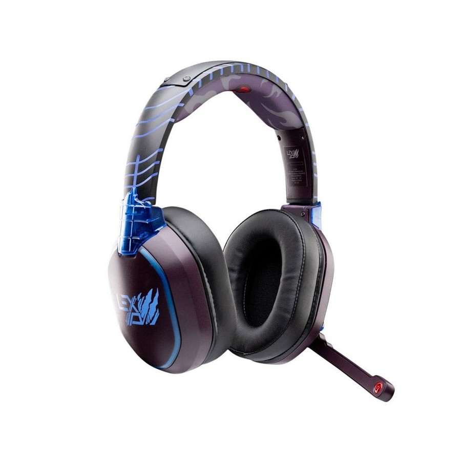 Auriculares lexip tsxlxhs0003  inalámbrico y alámbrico juego bluetooth negro, azul