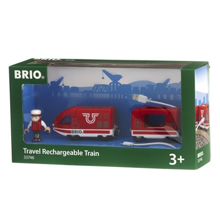 Brio tren de pasajeros a batería world red, vehículo de juguete 33746