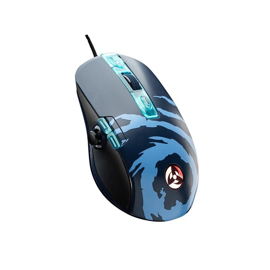 Lexip kakashi kamui ratón juego mano derecha usb tipo a óptico 12000 dpi