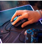 Lexip kakashi kamui ratón juego mano derecha usb tipo a óptico 12000 dpi