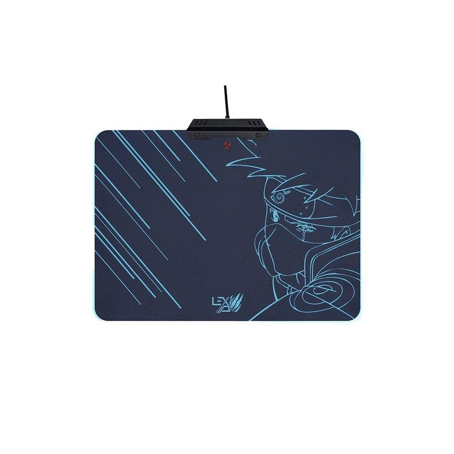 Lexip kakashi kamui alfombrilla de ratón para juegos negro