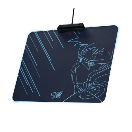 Lexip kakashi kamui alfombrilla de ratón para juegos negro