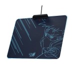 Lexip kakashi kamui alfombrilla de ratón para juegos negro