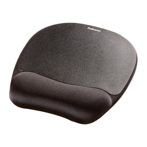 Alfombrilla reposamuñecas de espuma memory foam fellowes 9176501 color negro