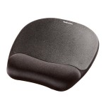 Alfombrilla reposamuñecas de espuma memory foam fellowes 9176501 color negro