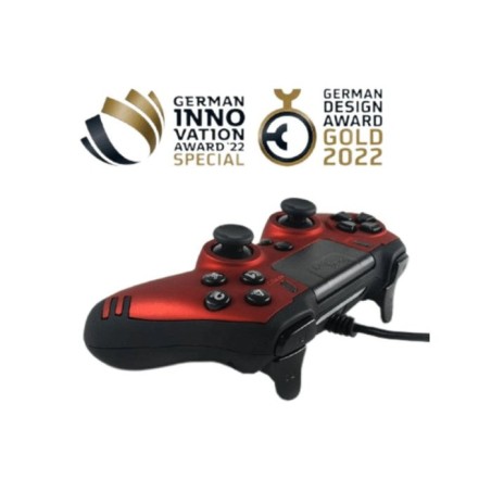Steelplay slim pack wired controller ruby rojo multi