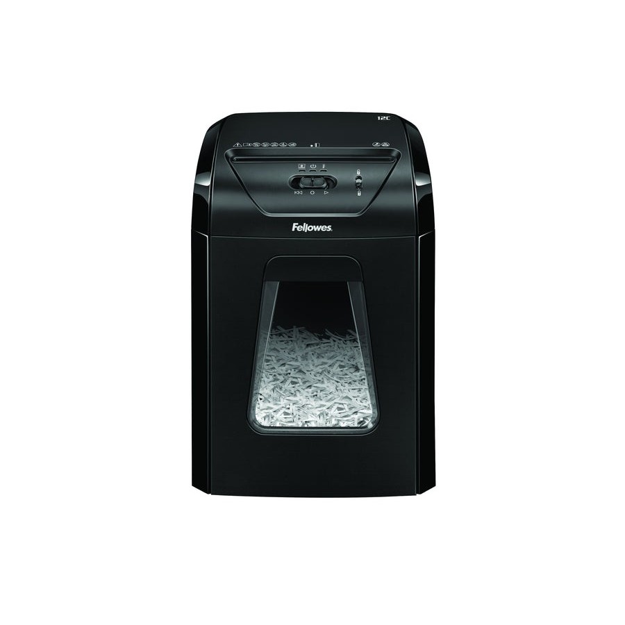 Destructora fellowes 12c corte en partículas de 4 x 40mm negra