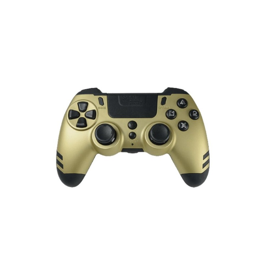 Lexip metaltech oro rf gamepad analógico/digital pc, playstation 4