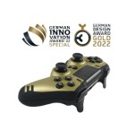 Lexip metaltech oro rf gamepad analógico/digital pc, playstation 4