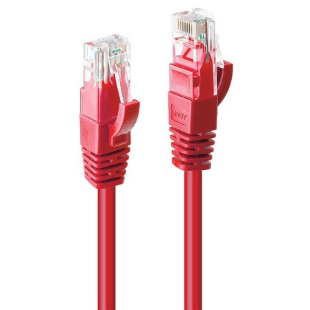 Lindy cable de red cat6 u utp rojo5.00m