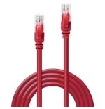 Lindy cable de red cat6 u utp rojo5.00m