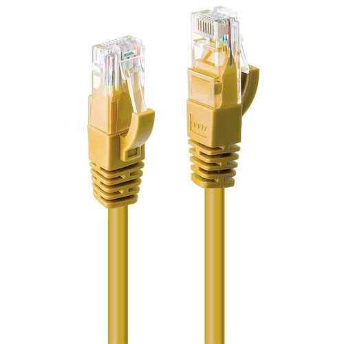 Lindy cable de red cat6 u utp amarillo 5.00m