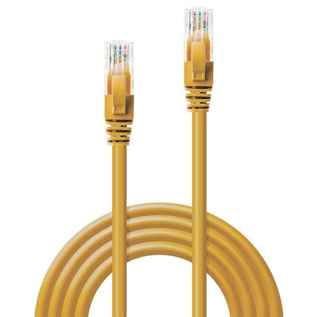 Lindy cable de red cat6 u utp amarillo 5.00m