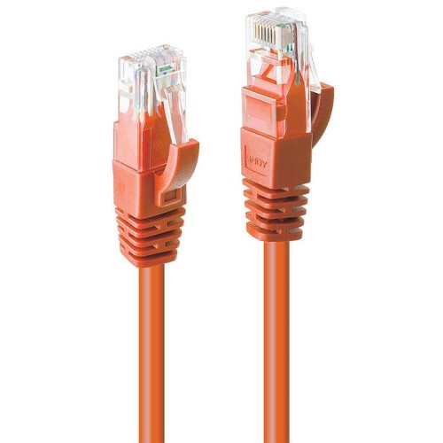 Lindy cable de red cat6 u utp naranja 1.00m