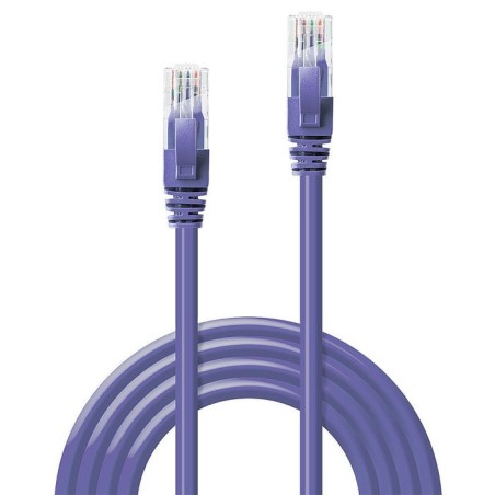 Lindy cable de red cat6 u utp violetaat 5.00m