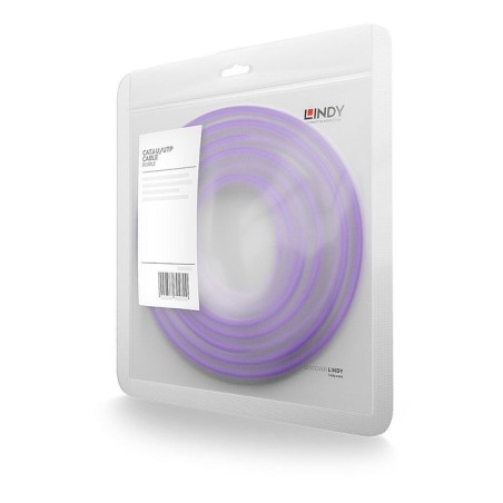 Lindy cable de red cat6 u utp violetaat 1.00m