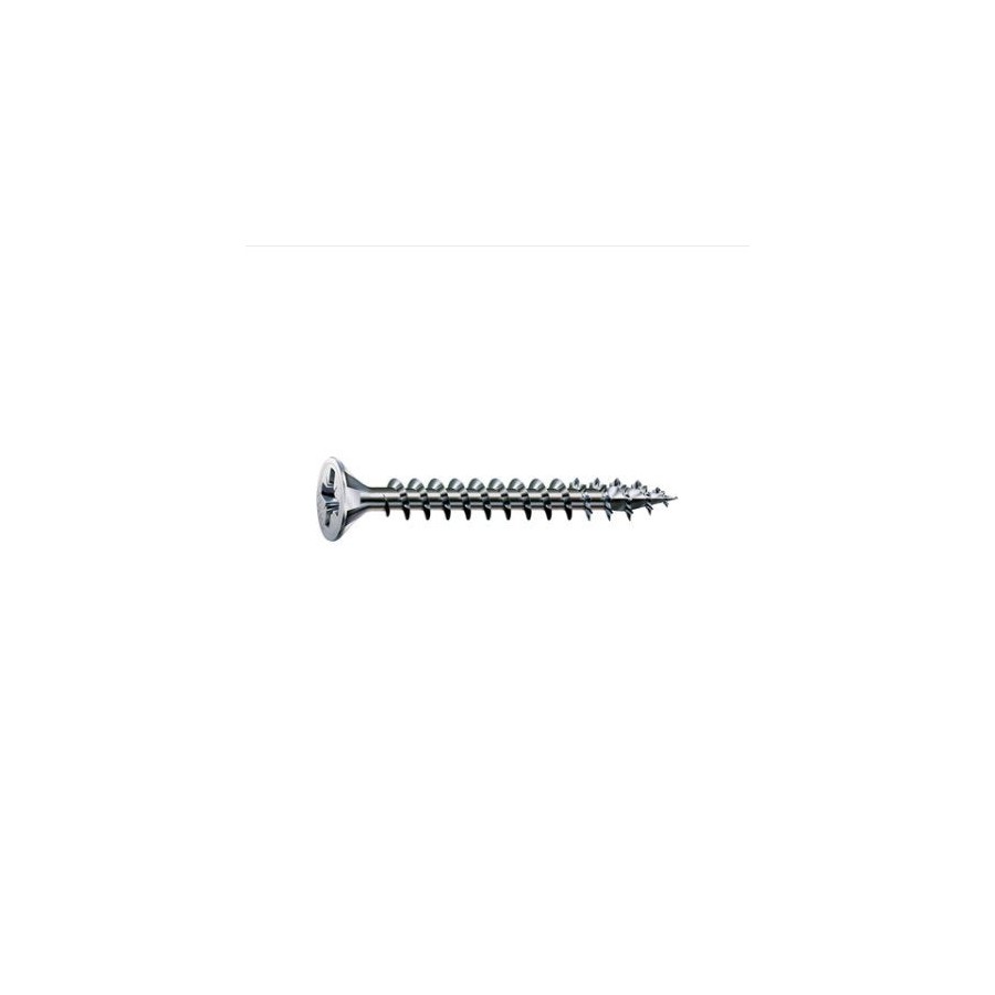 Caja 1000 unid. tornillo universal cabeza plana wirox 4x30mm z2
