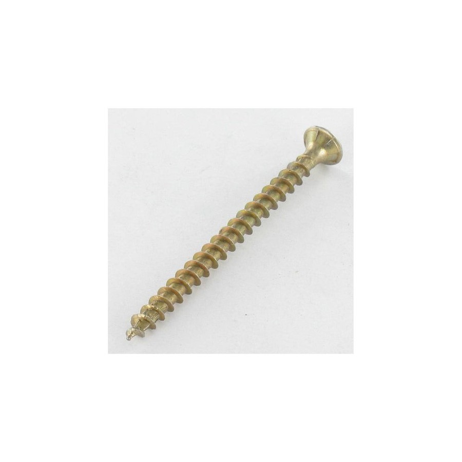 Caja 500 unid. tornillo universal cabeza plana yellox 5x60mm z2