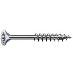 Caja 100 unid. tornillo universal cabeza plana wirox 6x120mm t30