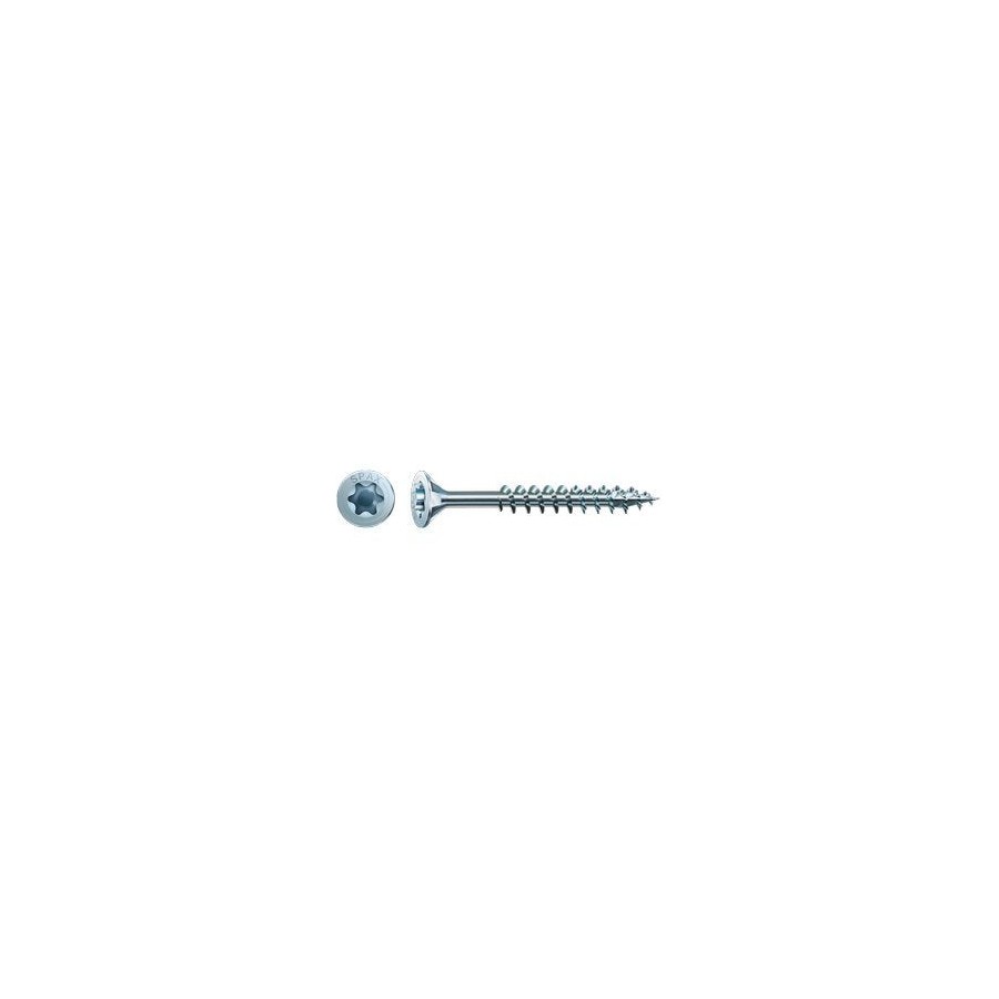 Caja 100 unid. tornillo universal cabeza plana wirox 6x160mm t30