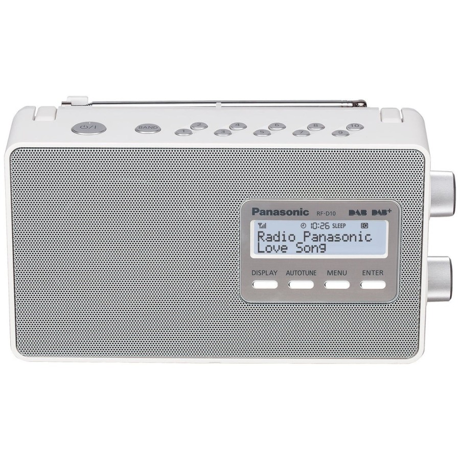 Radio panasonic rf-d10eg-w, blanca, dab+ rf-d10eg-w