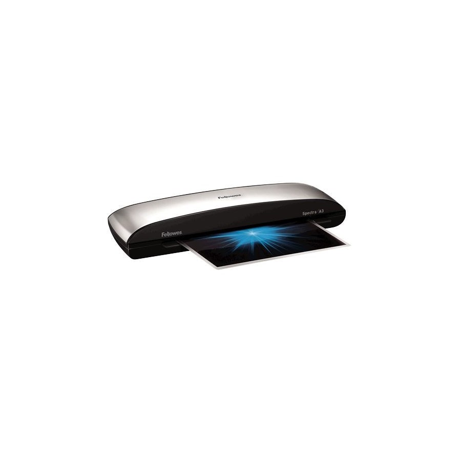 Plastificadora fellowes spectra a3 2 rodillos calentamiento 4 minutos grosor máximo fundas hasta 125 micras palanca antiatascos