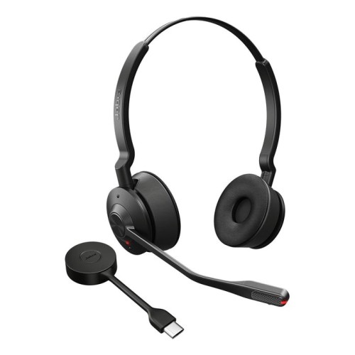 Auriculares jabra engage 55 se - usb-c uc convertible negro, mono, usb-c, uc, con estación de carga 9655-435-111