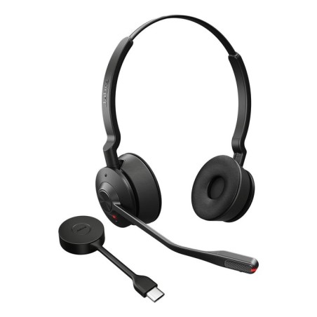 Auriculares jabra engage 55 se - usb-c uc convertible negro, mono, usb-c, uc, con estación de carga 9655-435-111