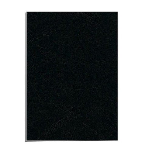Pack de 50 portadas de carton extra rigido negro fellowes 5135701 tamaño a4 750 gramos no aptas encuadernadoras termicas