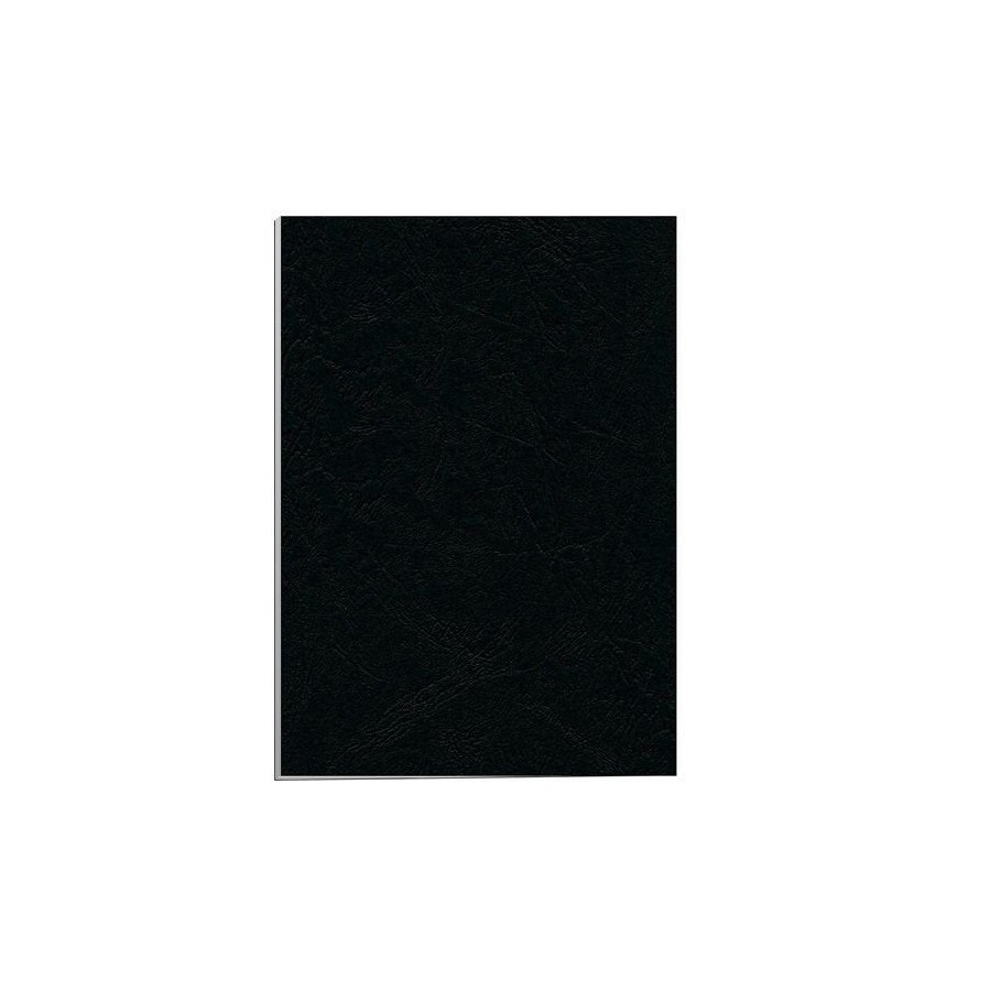 Pack de 50 portadas de carton extra rigido negro fellowes 5135701 tamaño a4 750 gramos no aptas encuadernadoras termicas