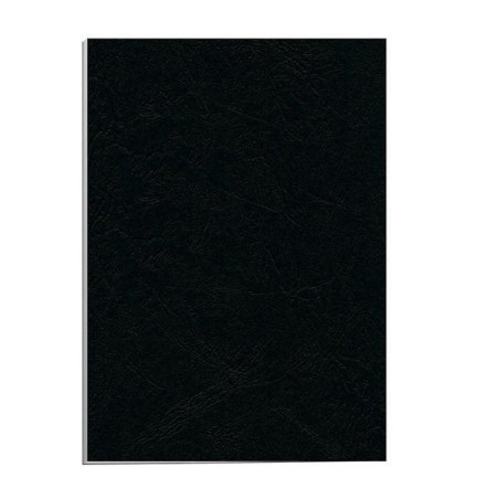 Pack de 50 portadas de carton extra rigido negro fellowes 5135701 tamaño a4 750 gramos no aptas encuadernadoras termicas