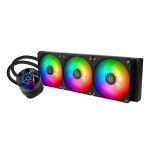 Refrigeración silverstone novapeak 360 argb 360mm por agua negro sst-np360-argb