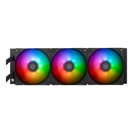 Refrigeración silverstone novapeak 360 argb 360mm por agua negro sst-np360-argb