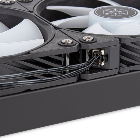 Refrigeración silverstone novapeak 360 argb 360mm por agua negro sst-np360-argb