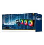 Refrigeración silverstone novapeak 360 argb 360mm por agua negro sst-np360-argb