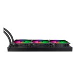 Refrigeración silverstone novapeak 360 argb 360mm por agua negro sst-np360-argb