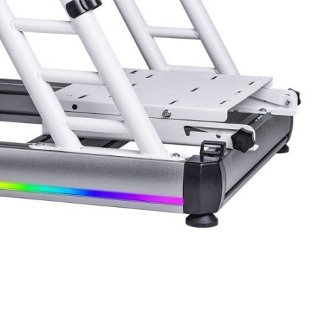 Cabina del simulador de carreras de nieve thermaltake gr500, sim rig blanco gsc-r50-cpaswh-01