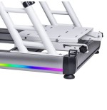 Cabina del simulador de carreras de nieve thermaltake gr500, sim rig blanco gsc-r50-cpaswh-01