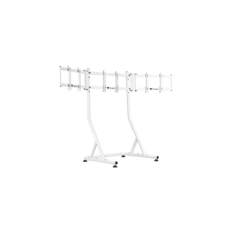 Soporte para 3 monitores de 32" thermaltake triple racing blanco
