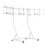 Soporte para 3 monitores de 32" thermaltake triple racing blanco