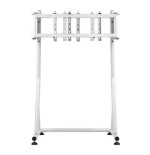 Soporte para 3 monitores de 32" thermaltake triple racing blanco