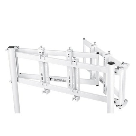 Soporte para 3 monitores de 32" thermaltake triple racing blanco