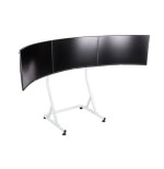 Soporte para 3 monitores de 32" thermaltake triple racing blanco