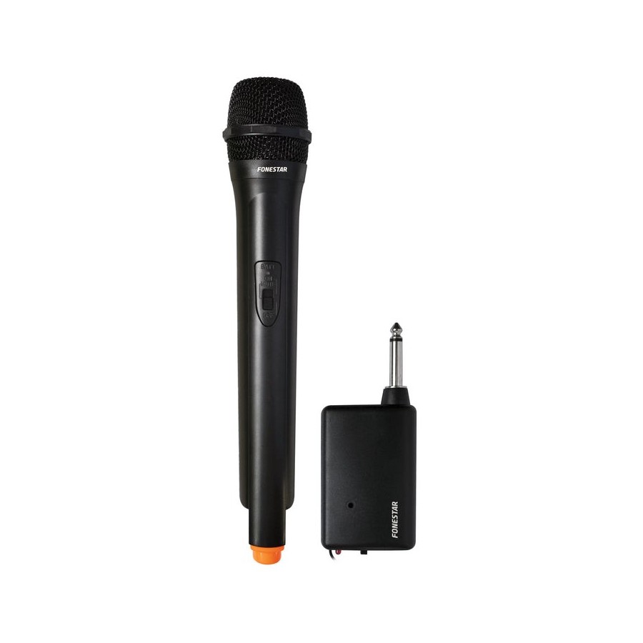 Micrófono inalámbrico de mano fonestar ik-163 2 canales conexión a amplificador canal frecuencia fija vhf fácil de instalar