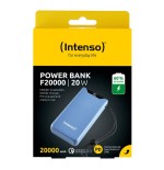 Intenso powerbank f20000 azul, 20.000 mah, pd 3.0, carga rápida 3.0 7332055