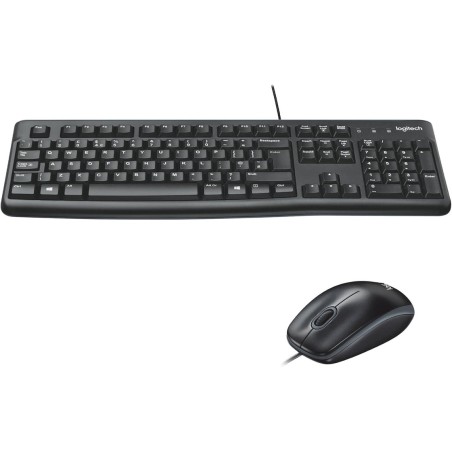 Teclado español + raton logitech mk120 usb negro - 920-002550