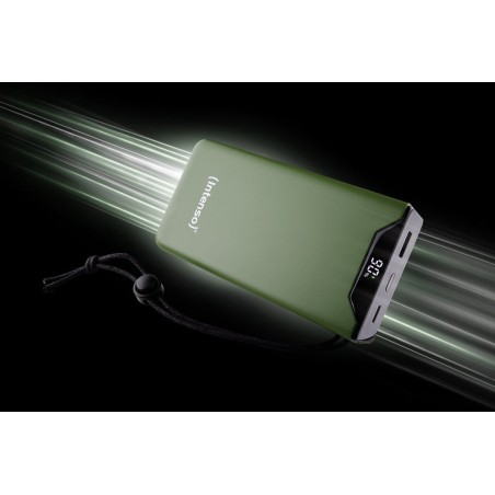 Intenso powerbank f20000 verde, 20.000 mah, pd 3.0, carga rápida 3.0 7332057