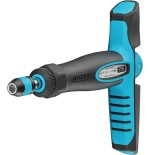 Destornillador dinamométrico hazet 6005ct-100 negro/azul, 4 - 10 nm nm, portapuntas de 1/4", mango en t 6005ct-100