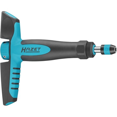 Destornillador dinamométrico hazet 6005ct-100 negro/azul, 4 - 10 nm nm, portapuntas de 1/4", mango en t 6005ct-100