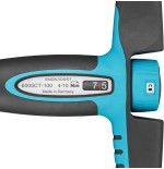 Destornillador dinamométrico hazet 6005ct-100 negro/azul, 4 - 10 nm nm, portapuntas de 1/4", mango en t 6005ct-100